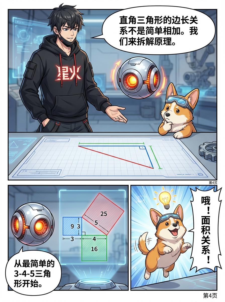 勾股定理推导详解：几何证明与公式解析 | 初中数学核心知识点 - 第 4 页