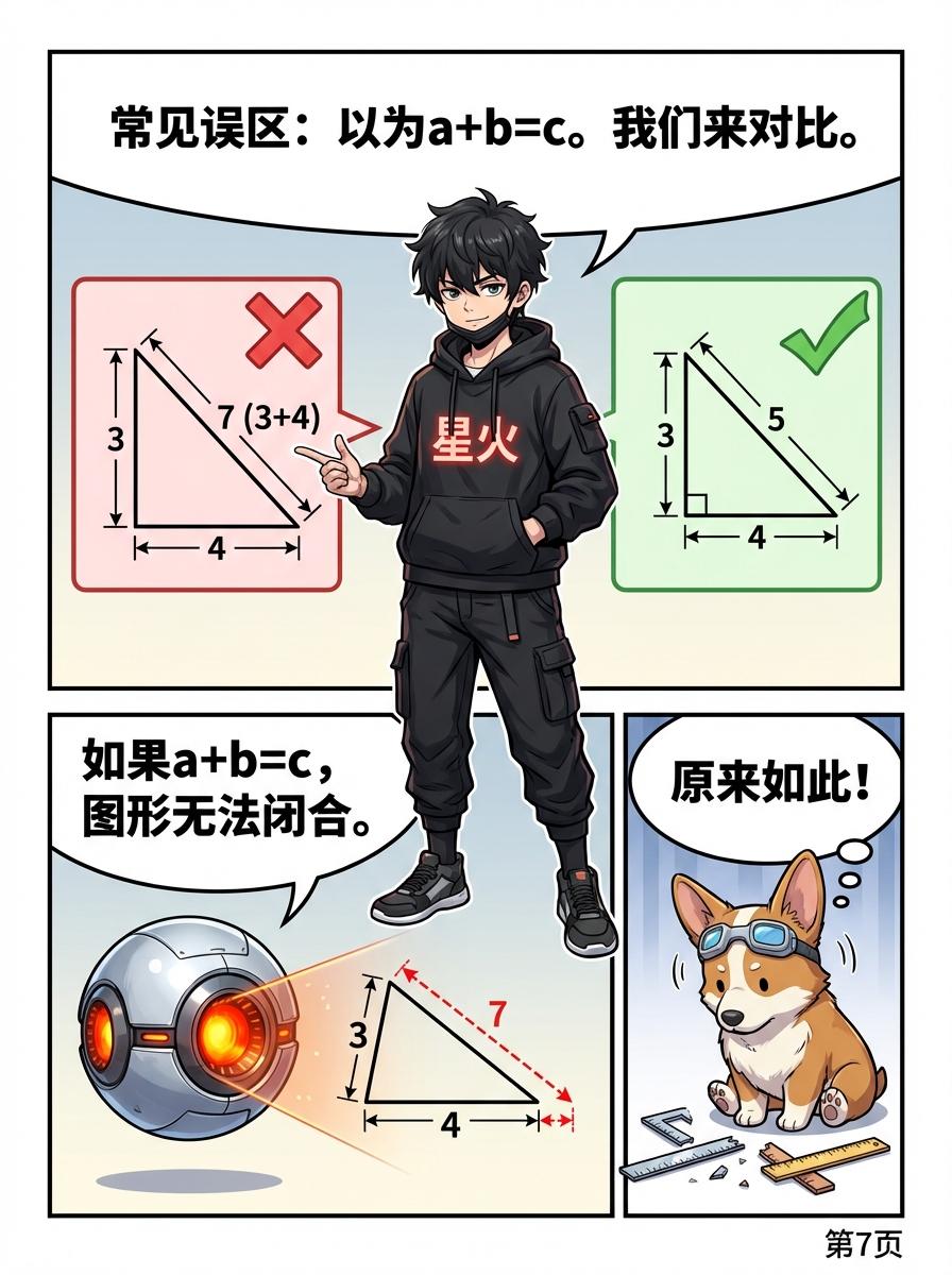 勾股定理推导详解：几何证明与公式解析 | 初中数学核心知识点 - 第 7 页