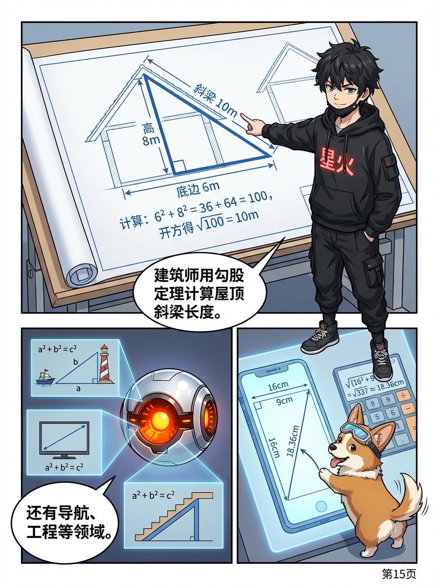 勾股定理推导详解：几何证明与公式解析 | 初中数学核心知识点 - 第 15 页