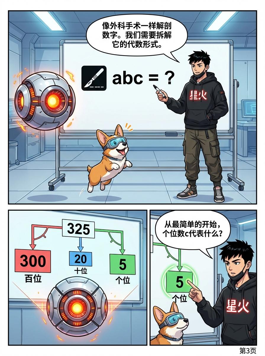 三位数展开式abc=100a+10b+c详解：概念、例题与练习题 - 第 3 页