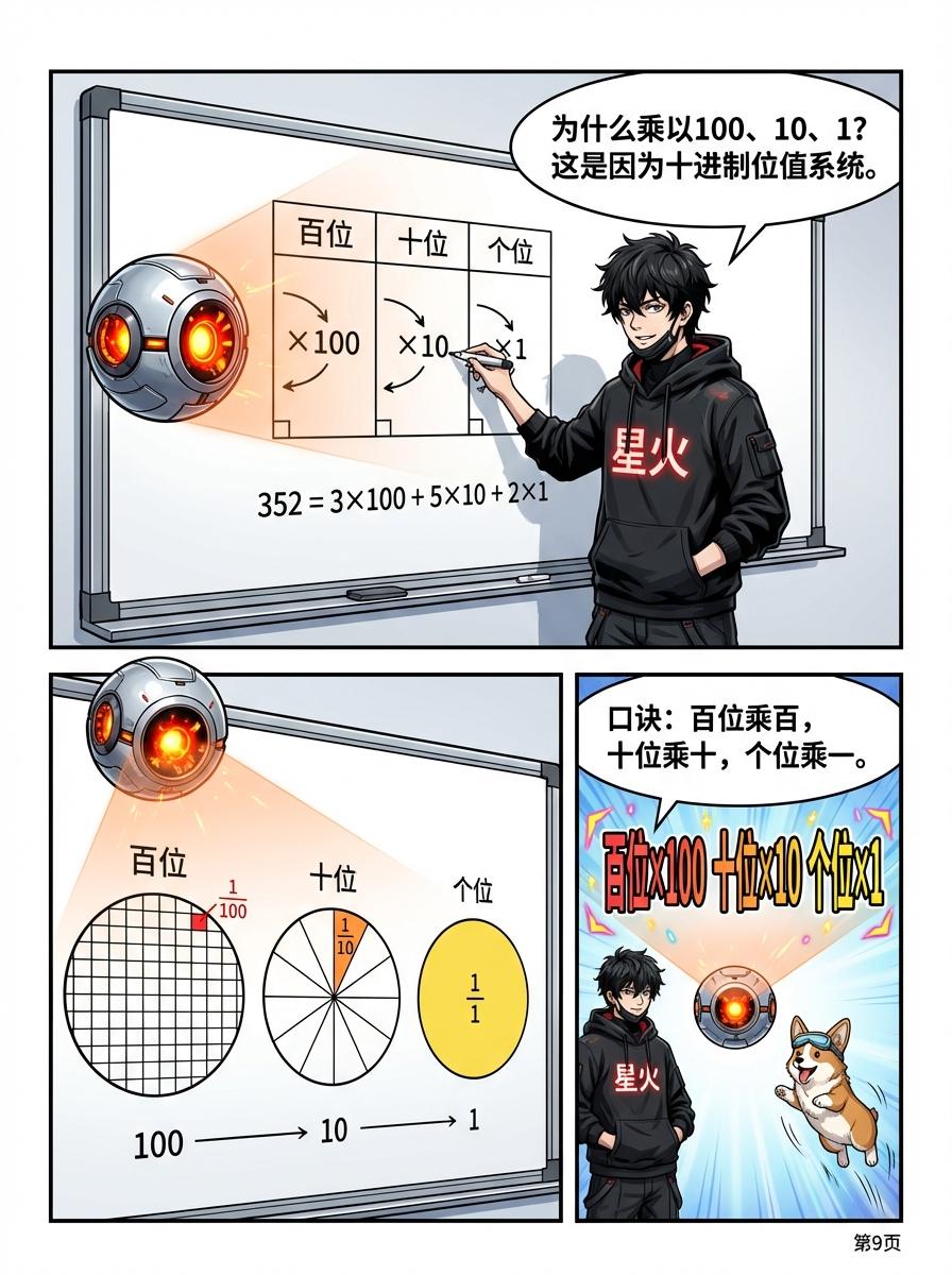 三位数展开式abc=100a+10b+c详解：概念、例题与练习题 - 第 9 页