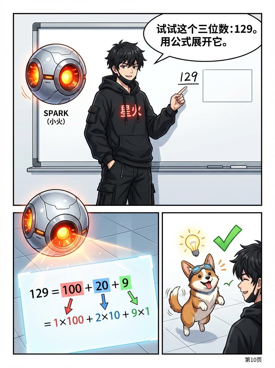 三位数展开式abc=100a+10b+c详解：概念、例题与练习题 - 第 10 页