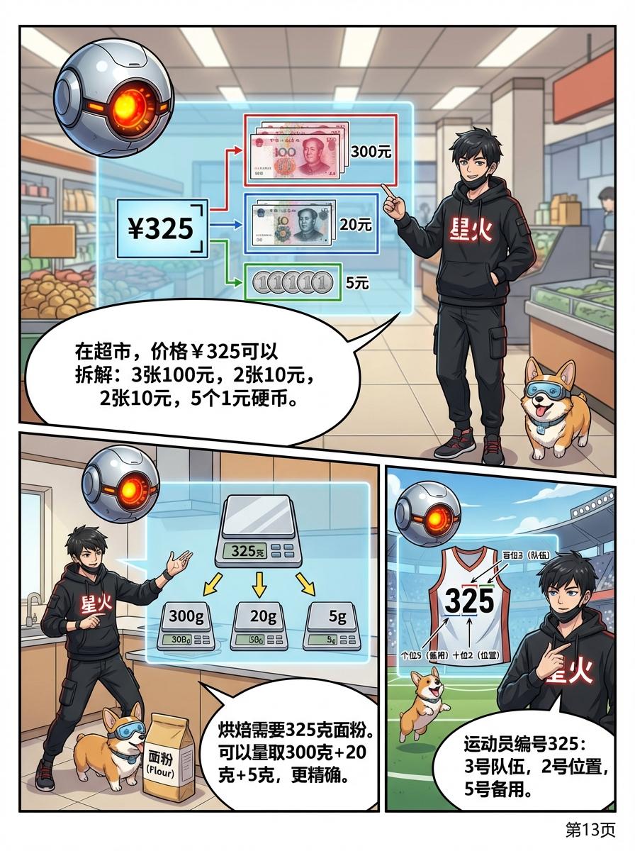 三位数展开式abc=100a+10b+c详解：概念、例题与练习题 - 第 13 页