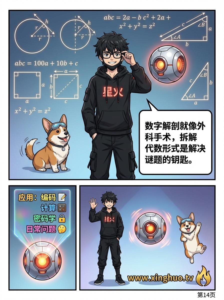 三位数展开式abc=100a+10b+c详解：概念、例题与练习题 - 第 14 页