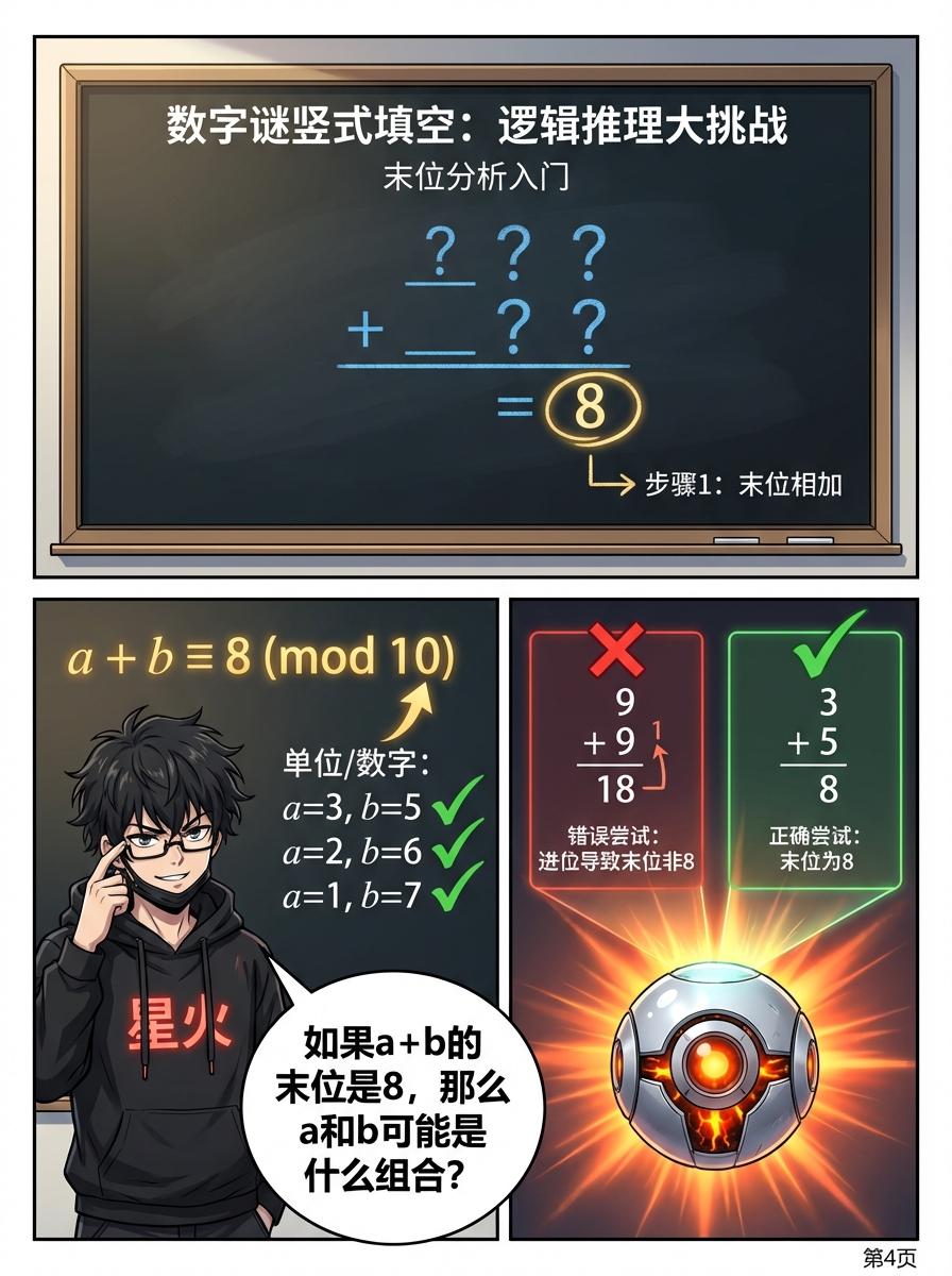 数字谜竖式填空解题技巧与练习题详解 | 小学数学计算 - 第 4 页