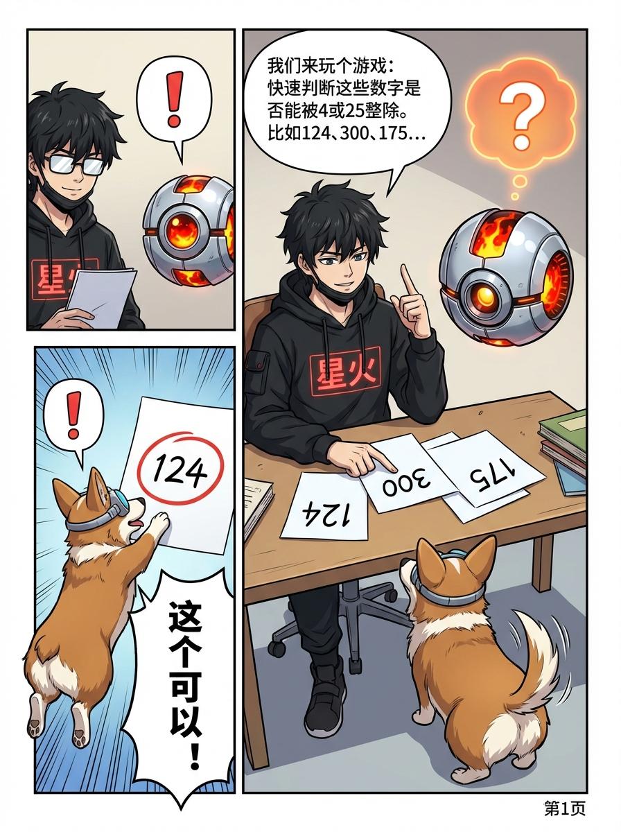 4和25的整除特征详解：判断方法与规则教学