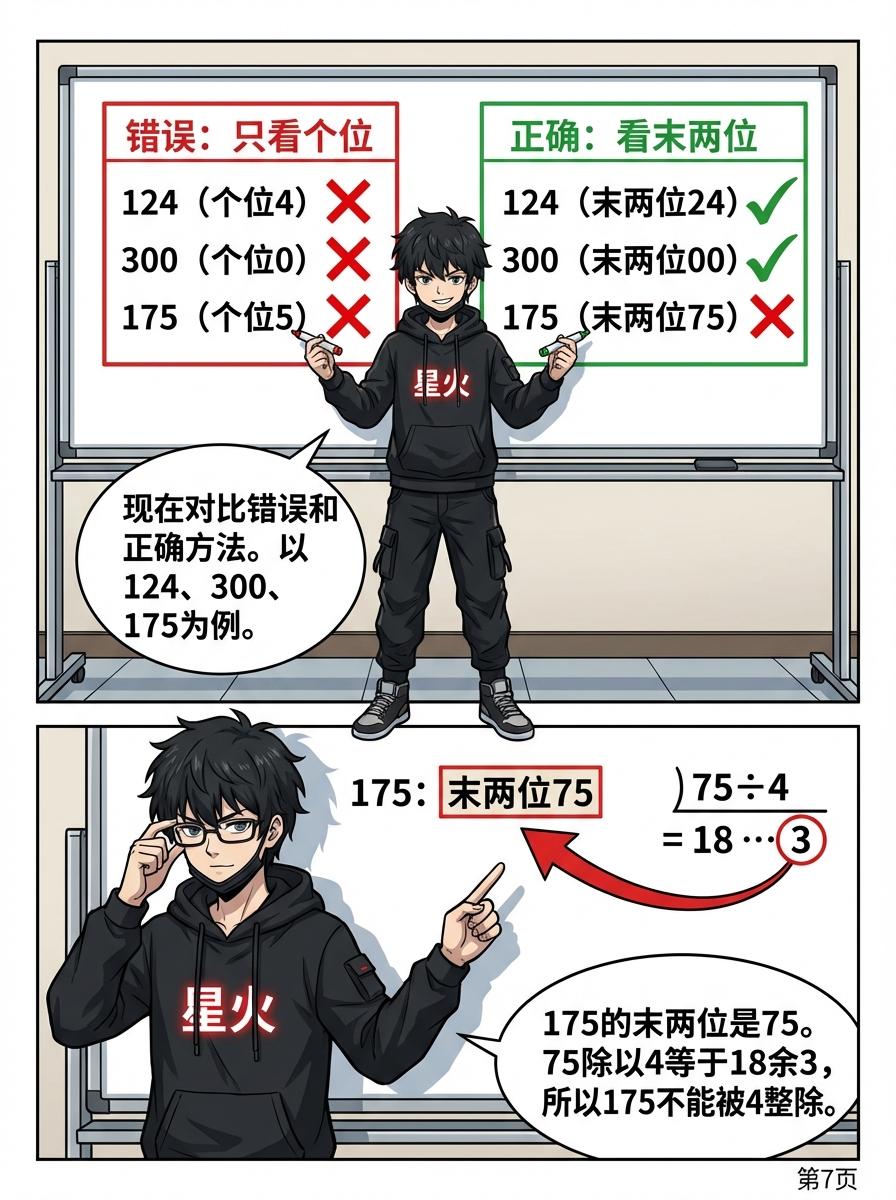 4和25的整除特征详解：判断方法与规则教学 - 第 7 页