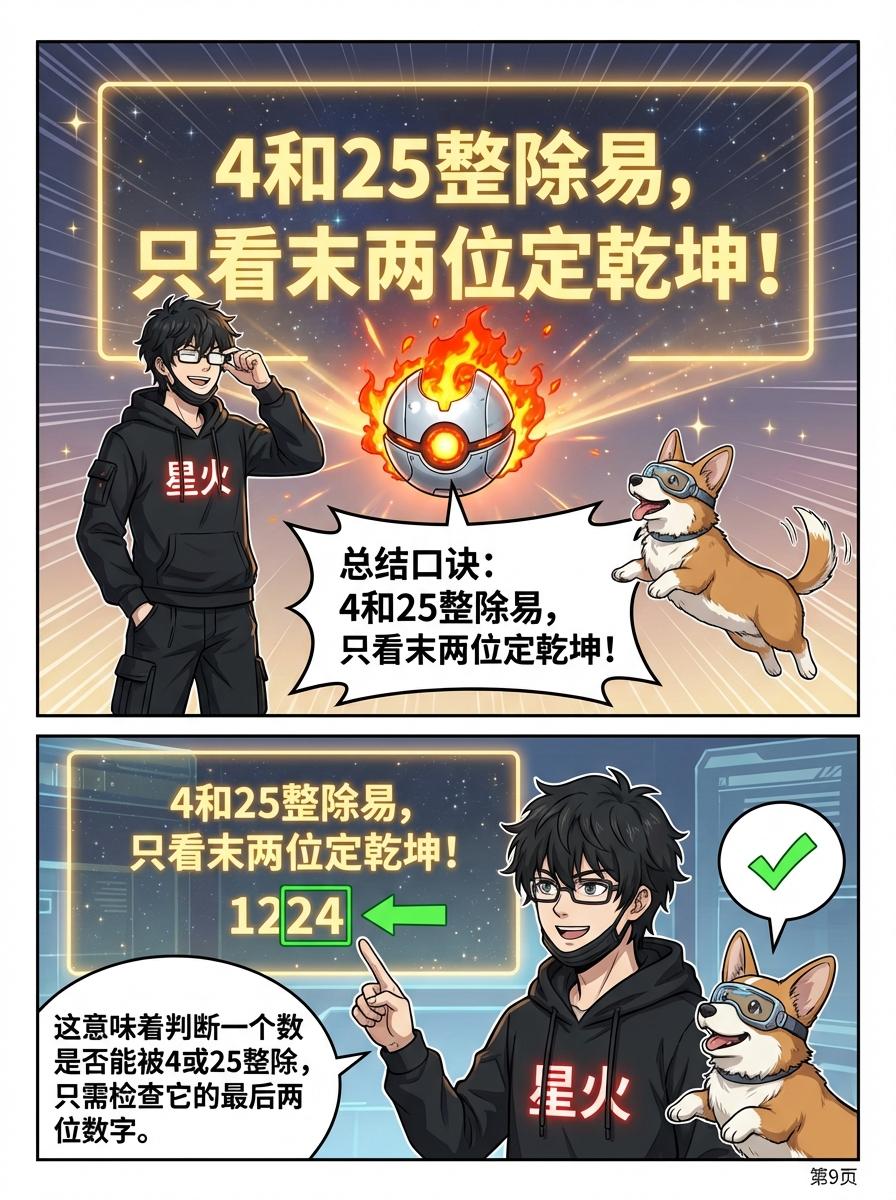 4和25的整除特征详解：判断方法与规则教学 - 第 9 页