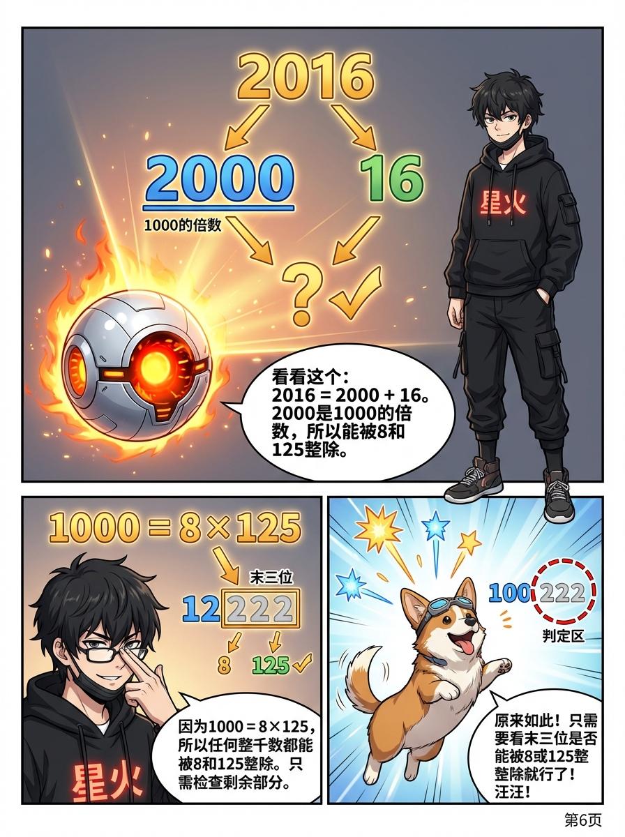 8和125的整除特征详解：判断方法与规则总结 | 小学数学 - 第 6 页