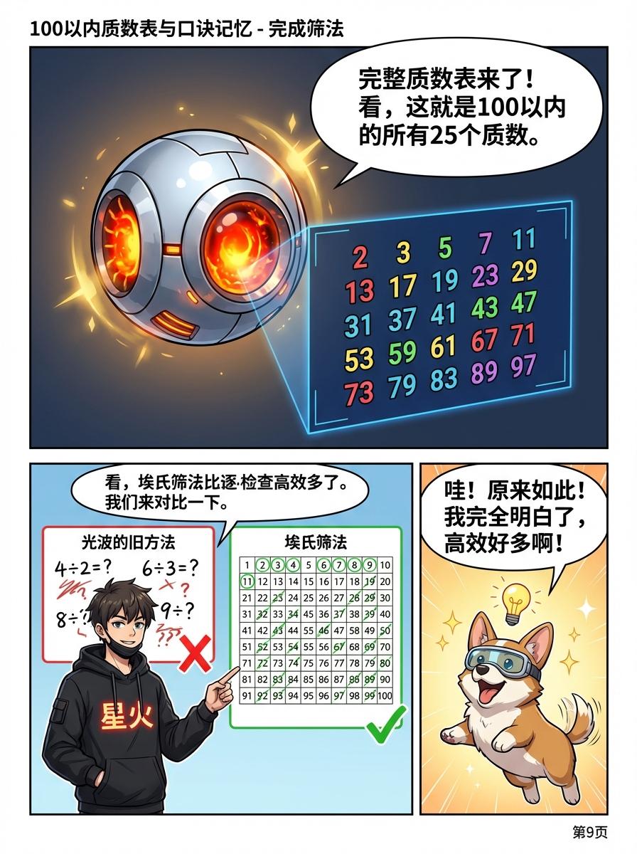 100以内质数表与记忆口诀(含图片) | 小学数学知识点详解 - 第 9 页