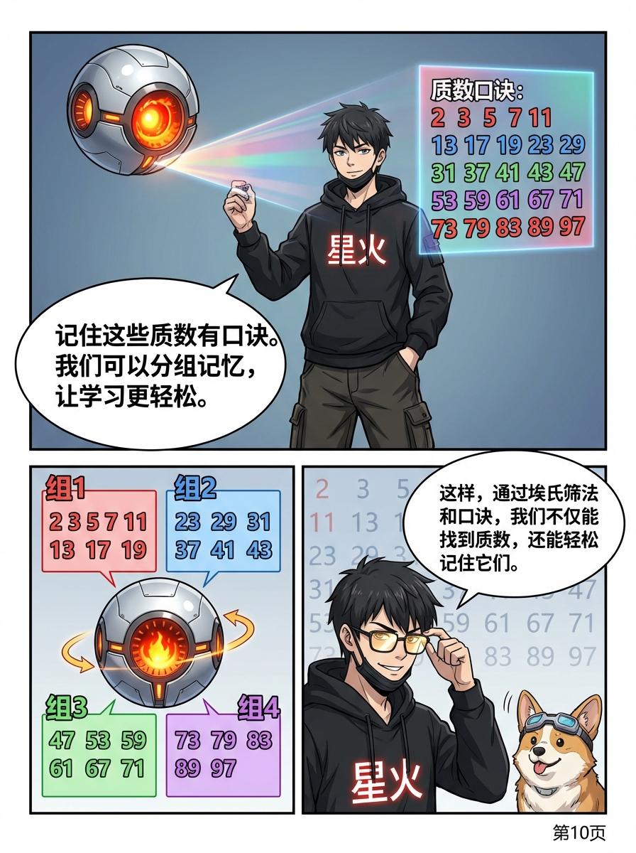 100以内质数表与记忆口诀(含图片) | 小学数学知识点详解 - 第 10 页