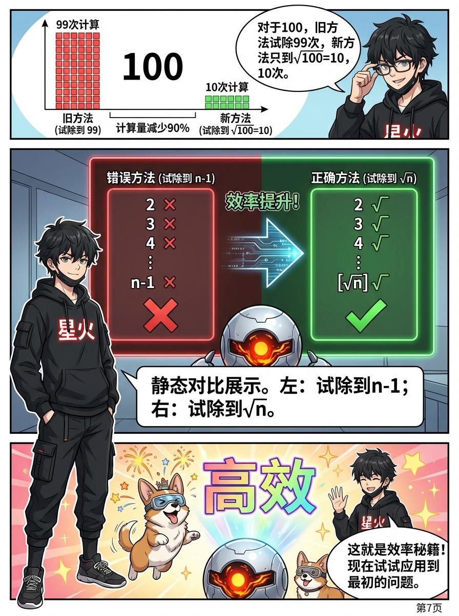 质数判定方法详解：试除法步骤与练习题 | 小学数学与初中数学 - 第 7 页