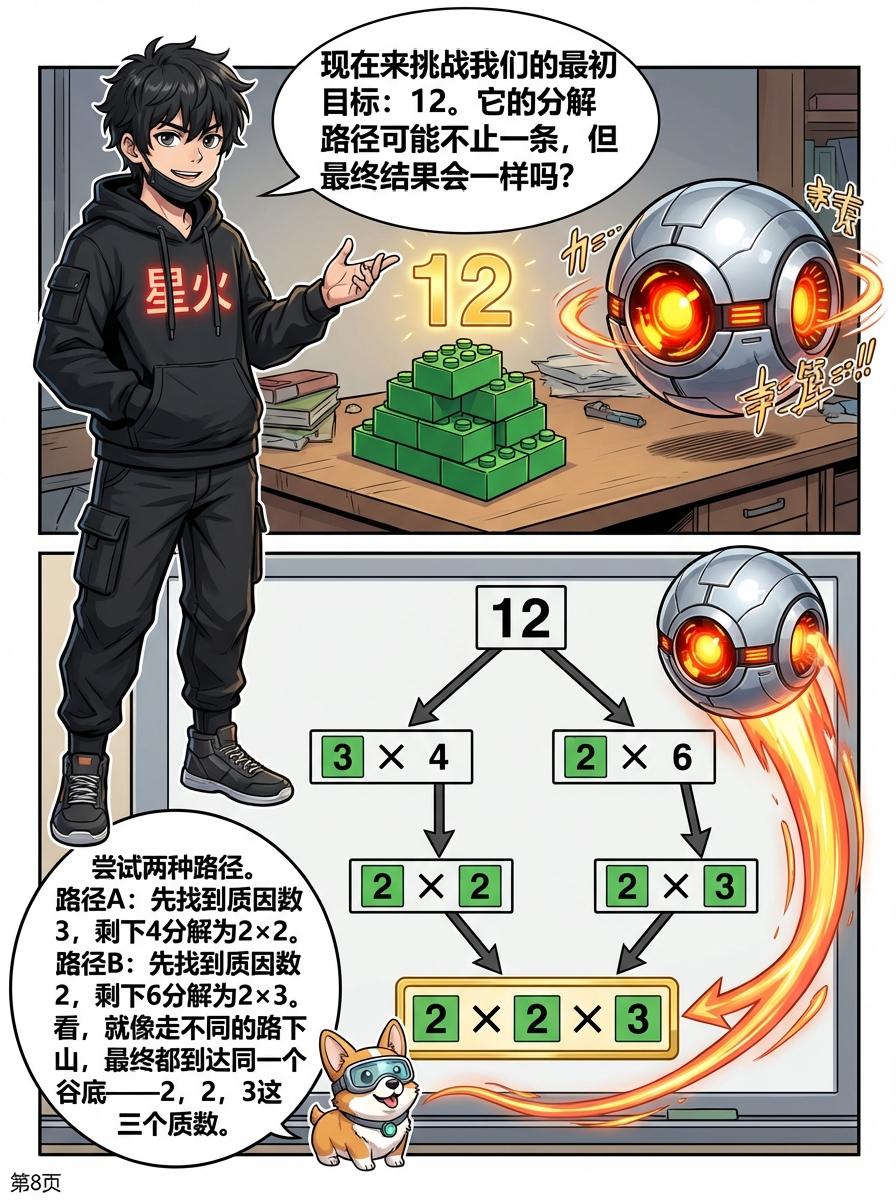 唯一分解定理(算术基本定理)详解：质因数分解方法与例题 - 第 8 页