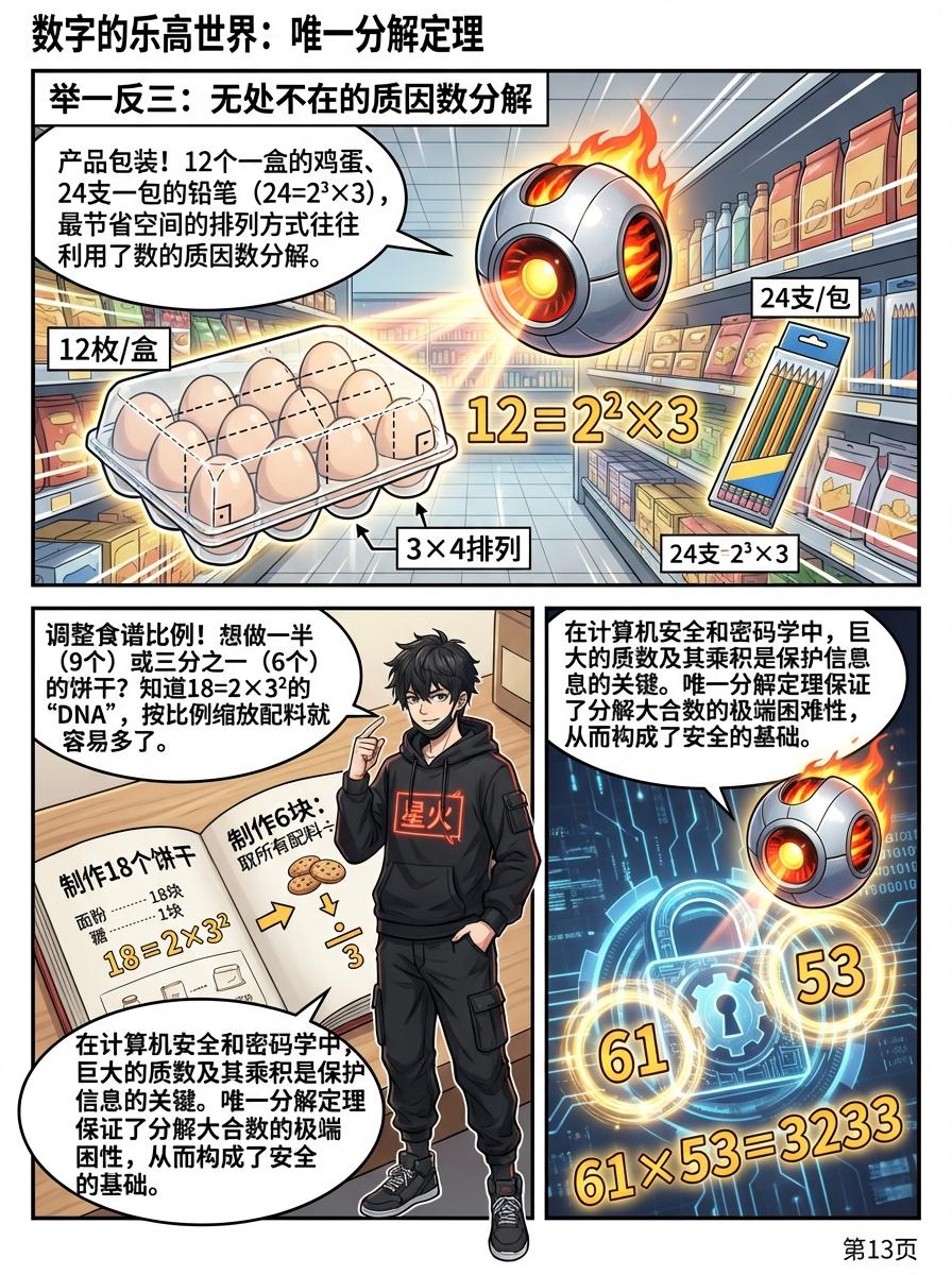 唯一分解定理(算术基本定理)详解：质因数分解方法与例题 - 第 13 页