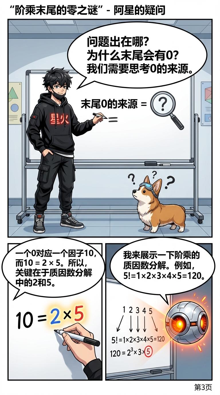 阶乘末尾零个数怎么算？质因数分解法详解与技巧 | 数学思维教学 - 第 2 页