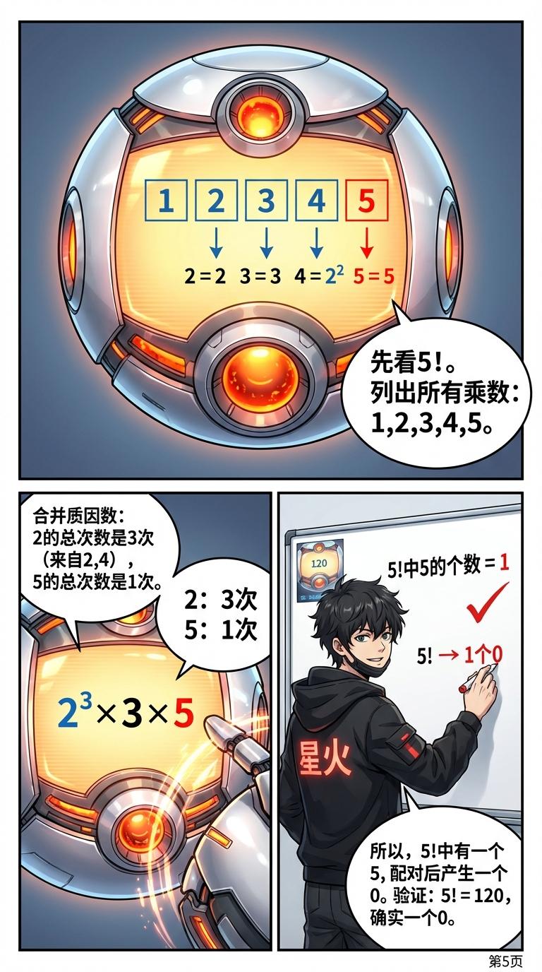 阶乘末尾零个数怎么算？质因数分解法详解与技巧 | 数学思维教学 - 第 4 页