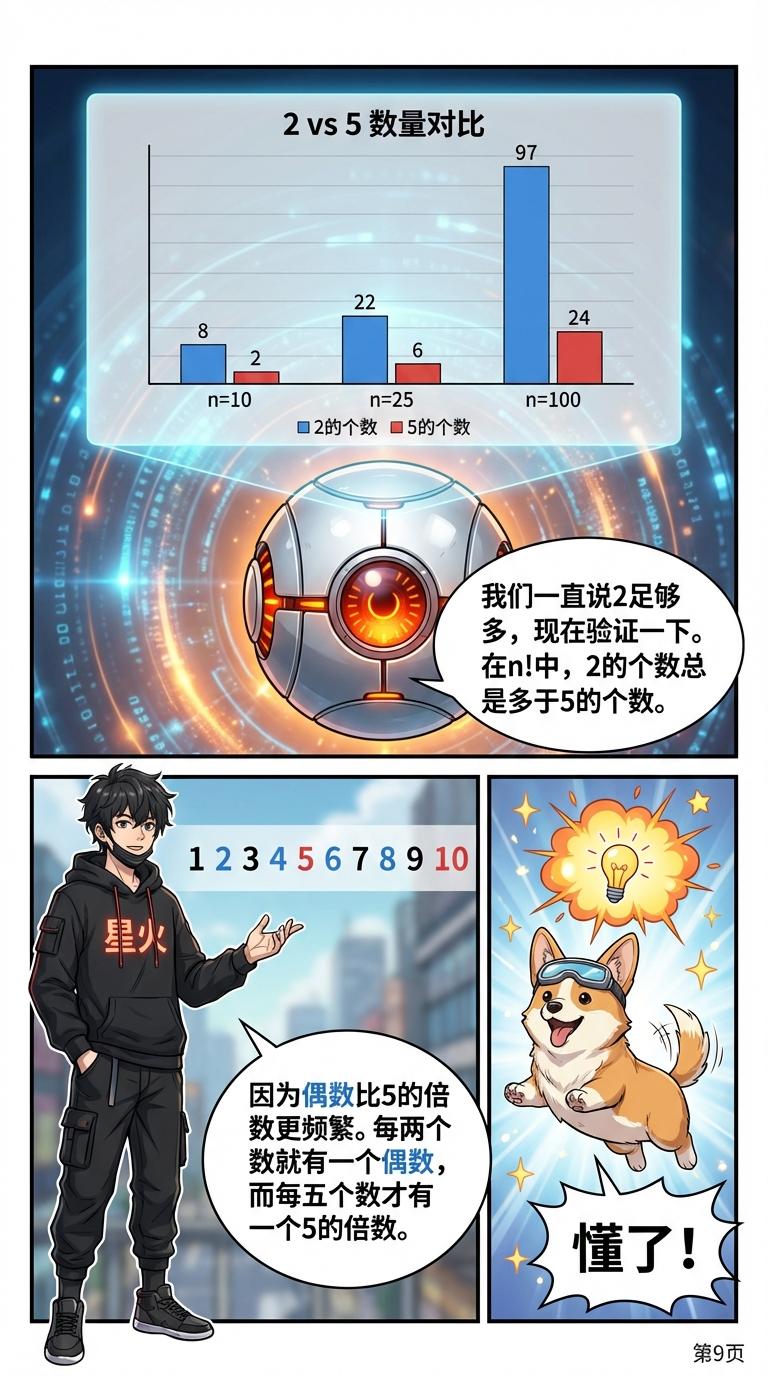 阶乘末尾零个数怎么算？质因数分解法详解与技巧 | 数学思维教学 - 第 8 页