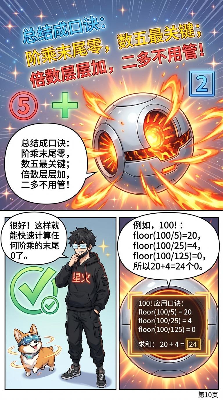 阶乘末尾零个数怎么算？质因数分解法详解与技巧 | 数学思维教学 - 第 9 页
