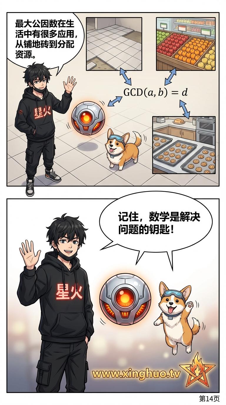 最大公因数(GCD)详解：计算方法、步骤与练习题 | 数学教学 - 第 14 页