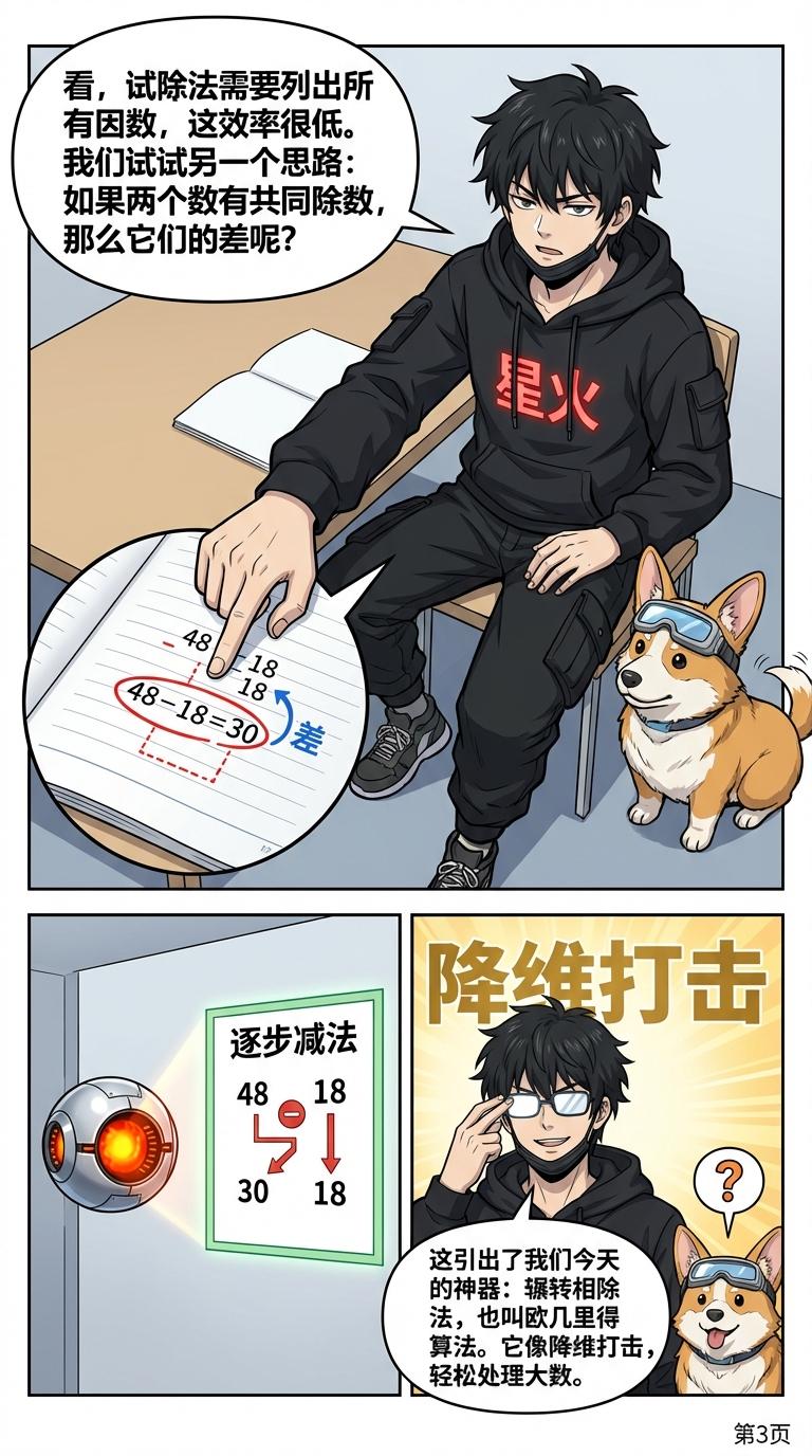 辗转相除法详解：计算步骤、原理与练习题 | 最大公约数求法 - 第 3 页