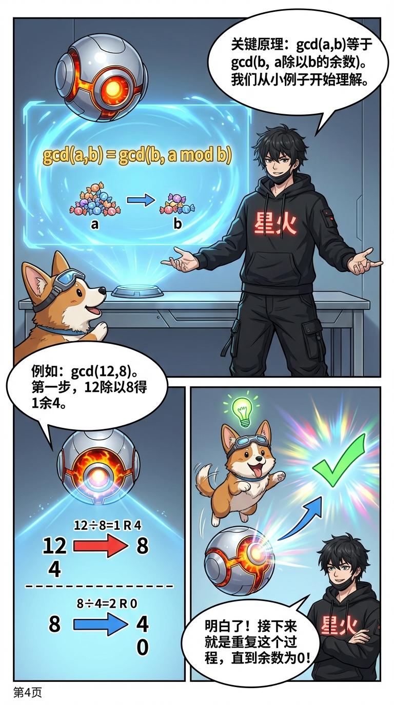 辗转相除法详解：计算步骤、原理与练习题 | 最大公约数求法 - 第 4 页