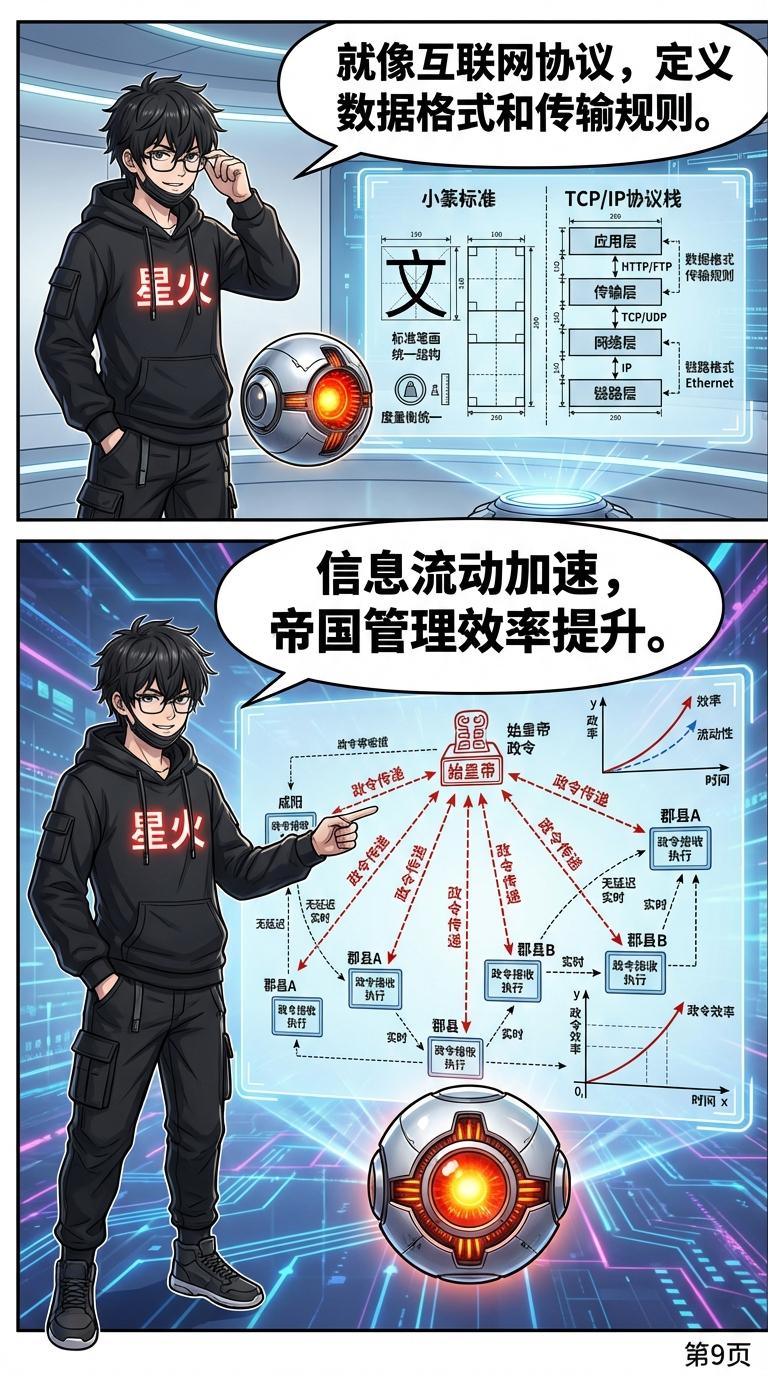 书同文与数学统一：秦始皇标准化措施的历史与数学意义解析 - 第 9 页