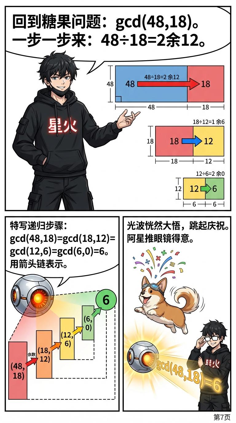 辗转相除法详解：计算步骤、原理与练习题 | 最大公约数求法 - 第 7 页