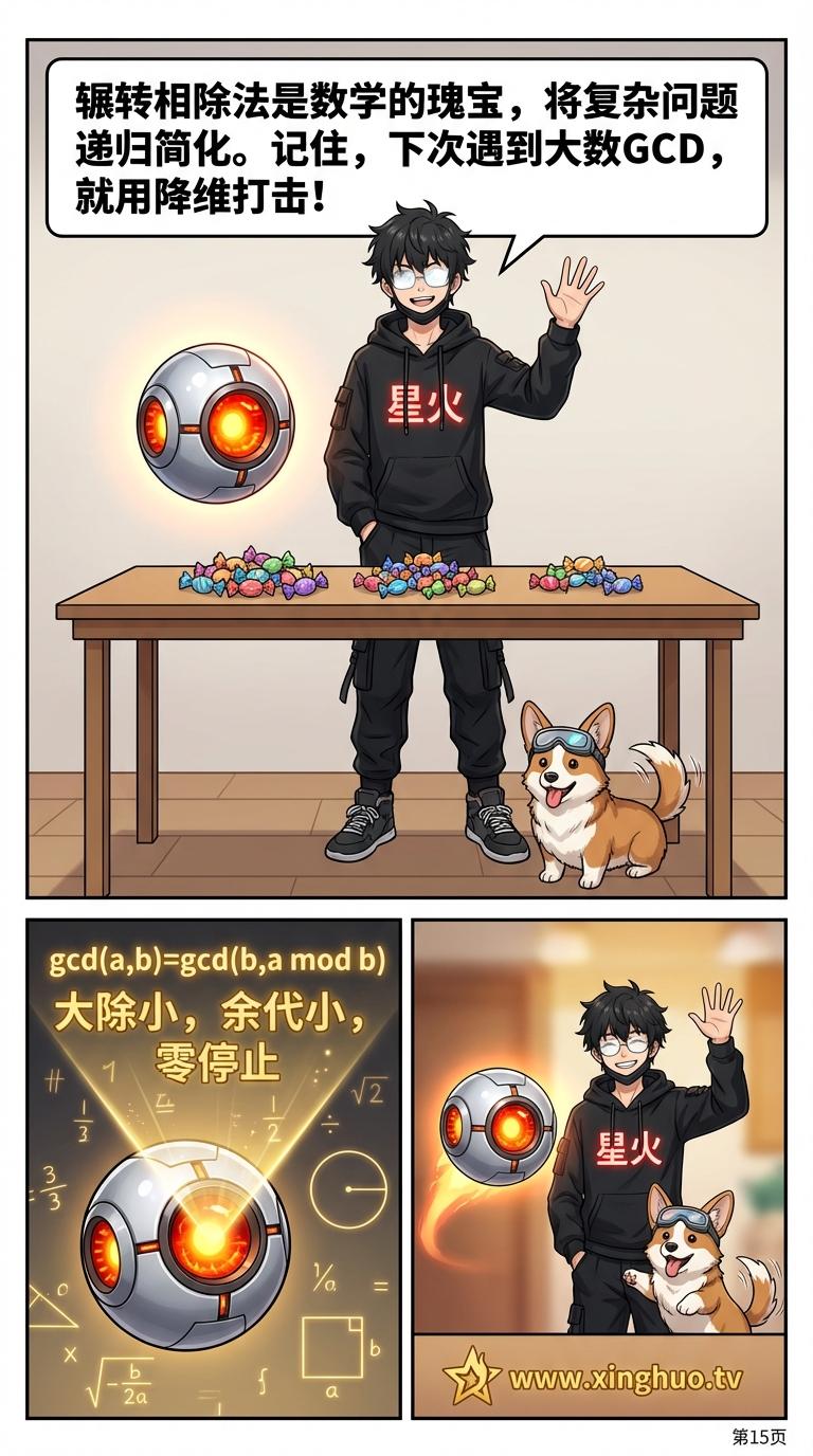 辗转相除法详解：计算步骤、原理与练习题 | 最大公约数求法 - 第 15 页