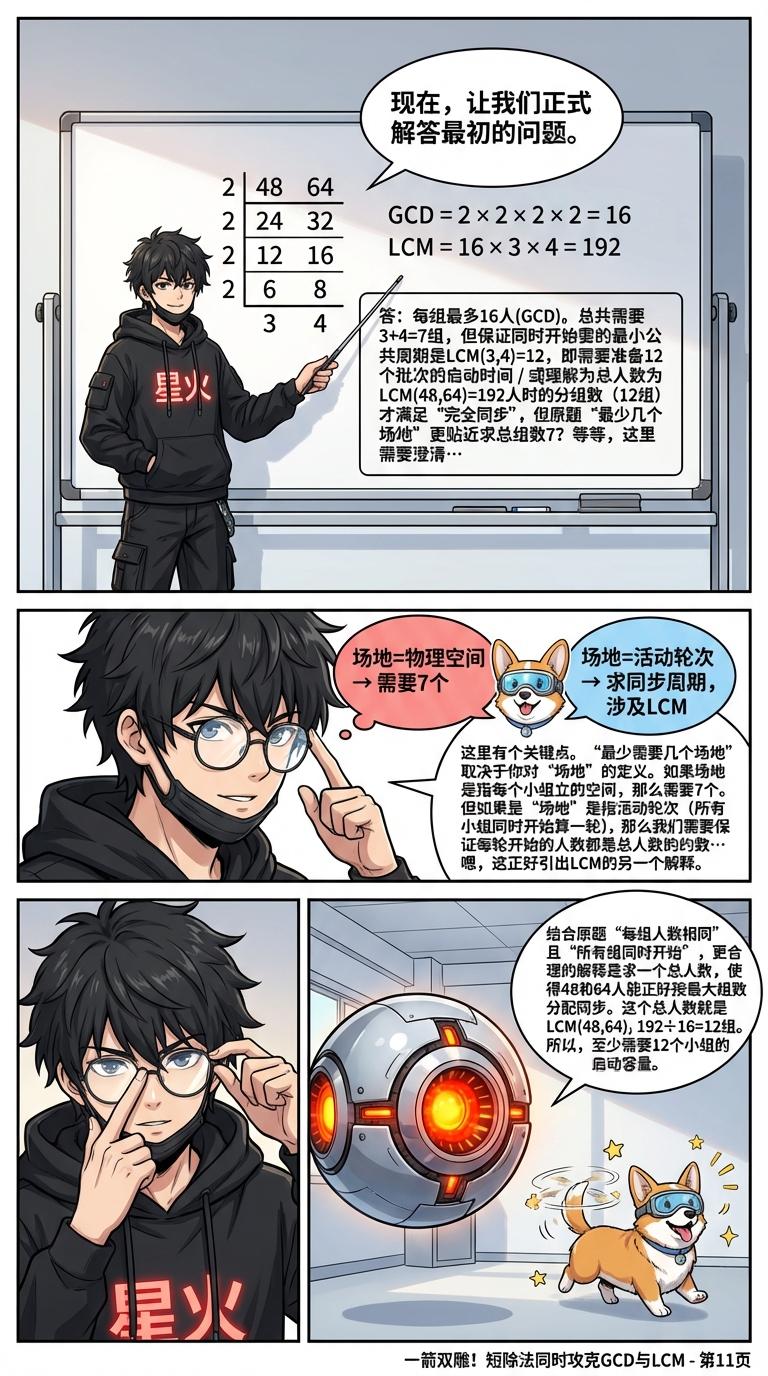 短除法求最大公约数和最小公倍数：步骤详解与例题示范 - 第 10 页