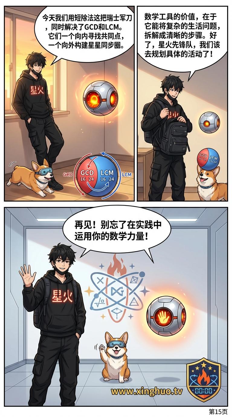 短除法求最大公约数和最小公倍数：步骤详解与例题示范 - 第 14 页