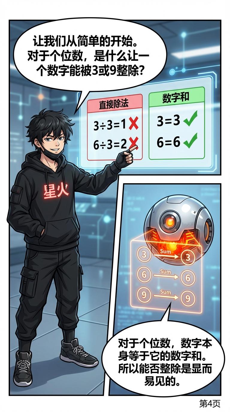 3和9的整除特征详解：弃九法技巧与例题解析 | 小学数学 - 第 4 页