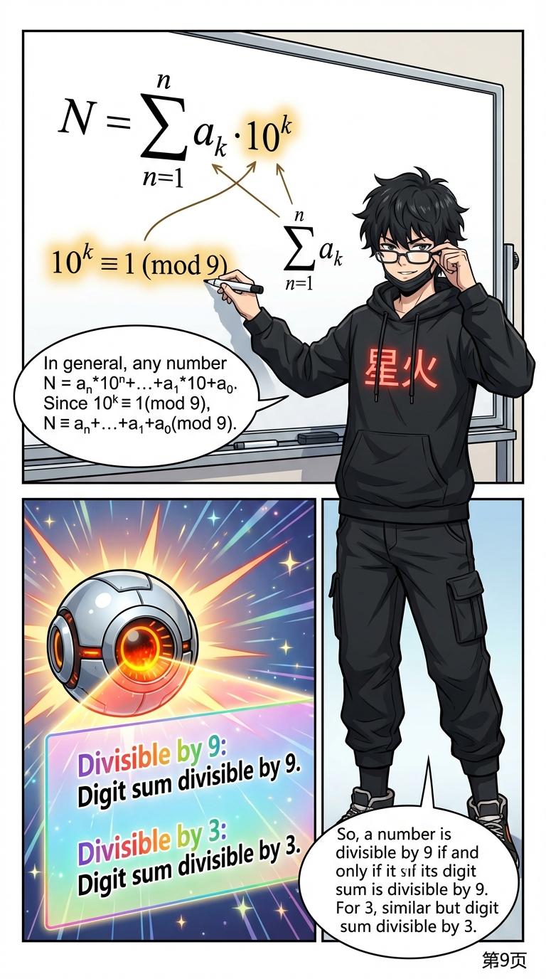 3和9的整除特征详解：弃九法技巧与例题解析 | 小学数学 - 第 9 页