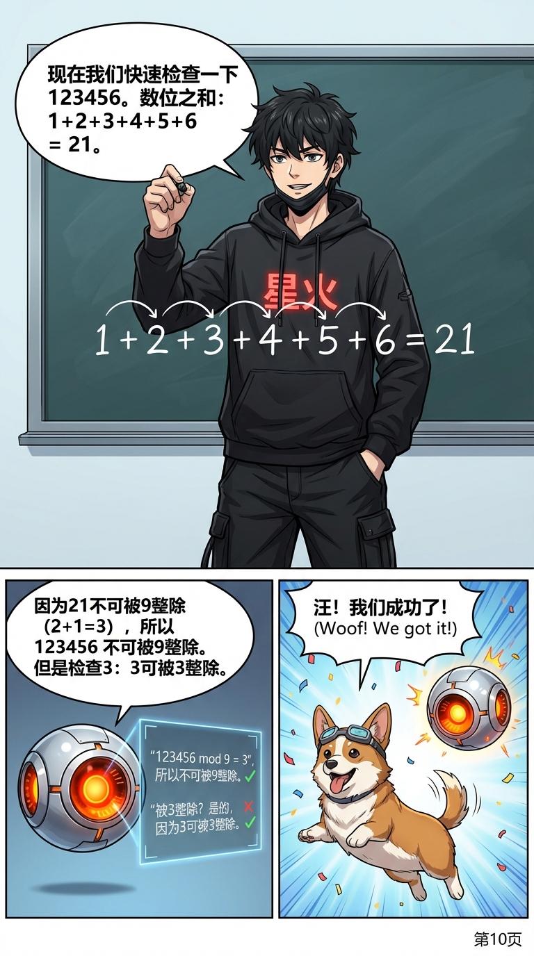 3和9的整除特征详解：弃九法技巧与例题解析 | 小学数学 - 第 10 页