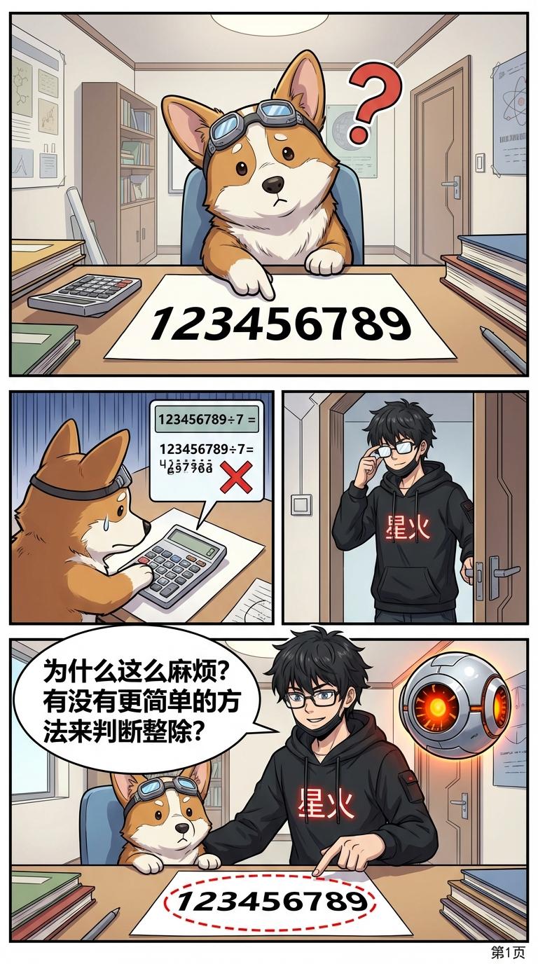 7,11,13的整除判断方法详解：割尾法与三位截断法教学