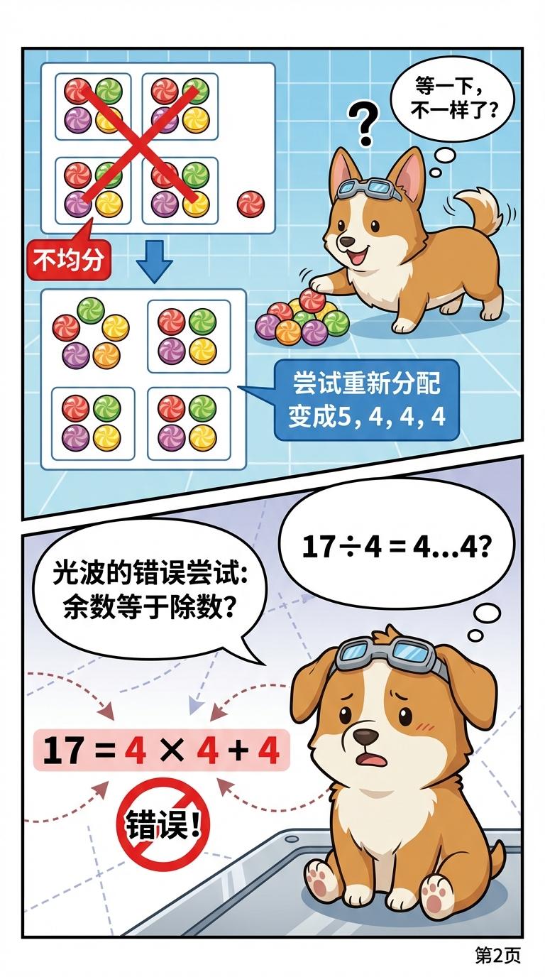 带余除法详解：余数概念、计算步骤与例题解析 | 数学基础 - 第 2 页