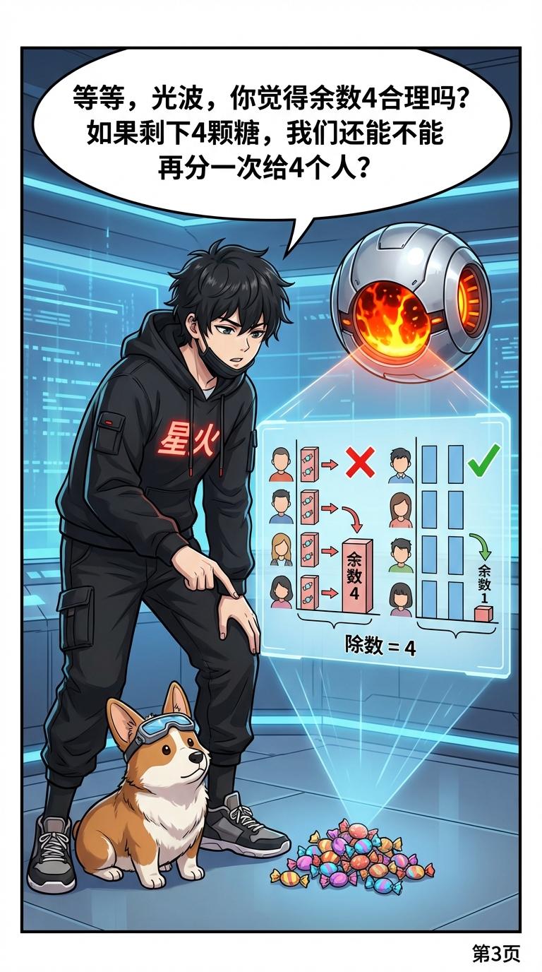 带余除法详解：余数概念、计算步骤与例题解析 | 数学基础 - 第 3 页