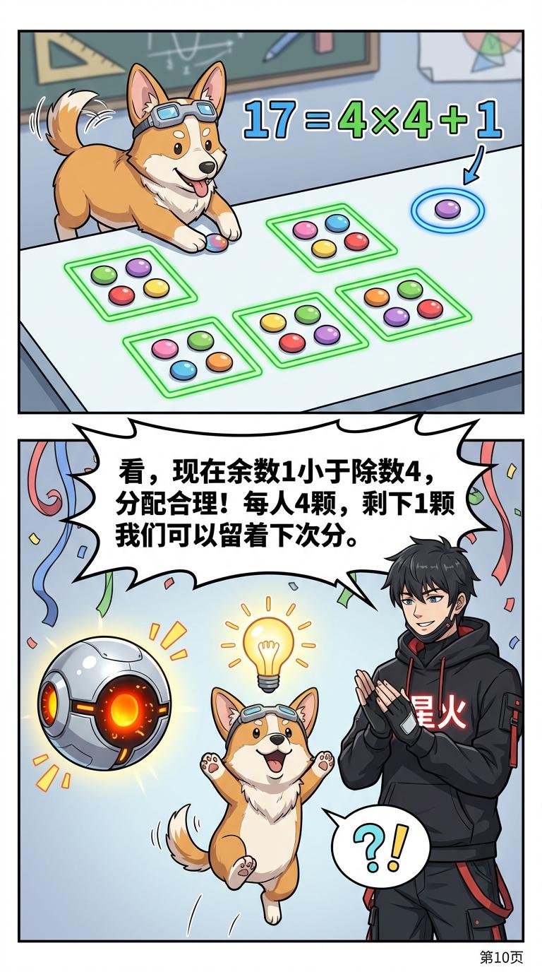 带余除法详解：余数概念、计算步骤与例题解析 | 数学基础 - 第 10 页