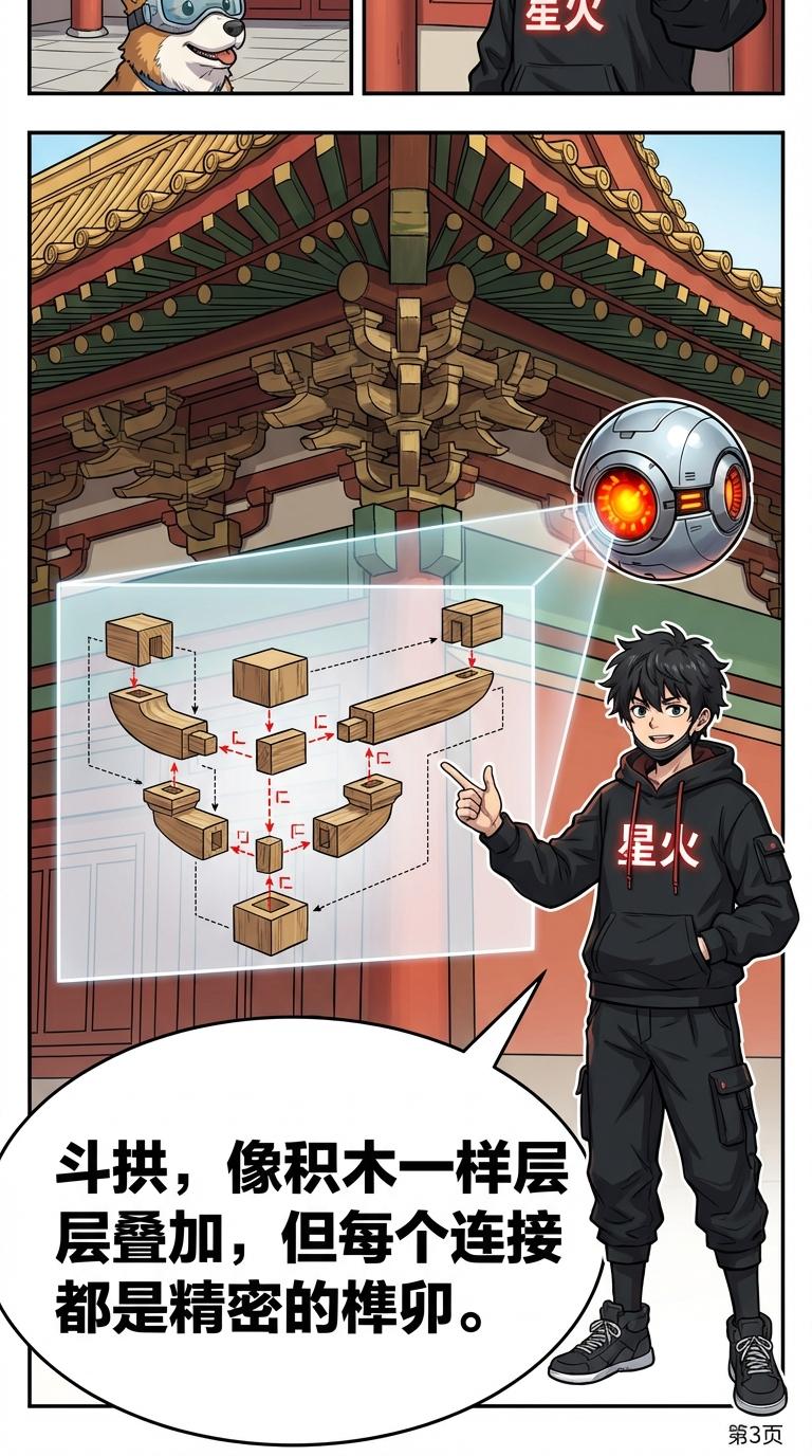 紫禁城木结构抗震原理与斗拱结构解析 | 古代建筑力学 - 第 3 页