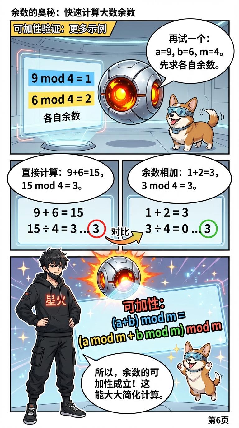 余数的可加性、可减性与可乘性：证明、例题与详解 - 第 6 页