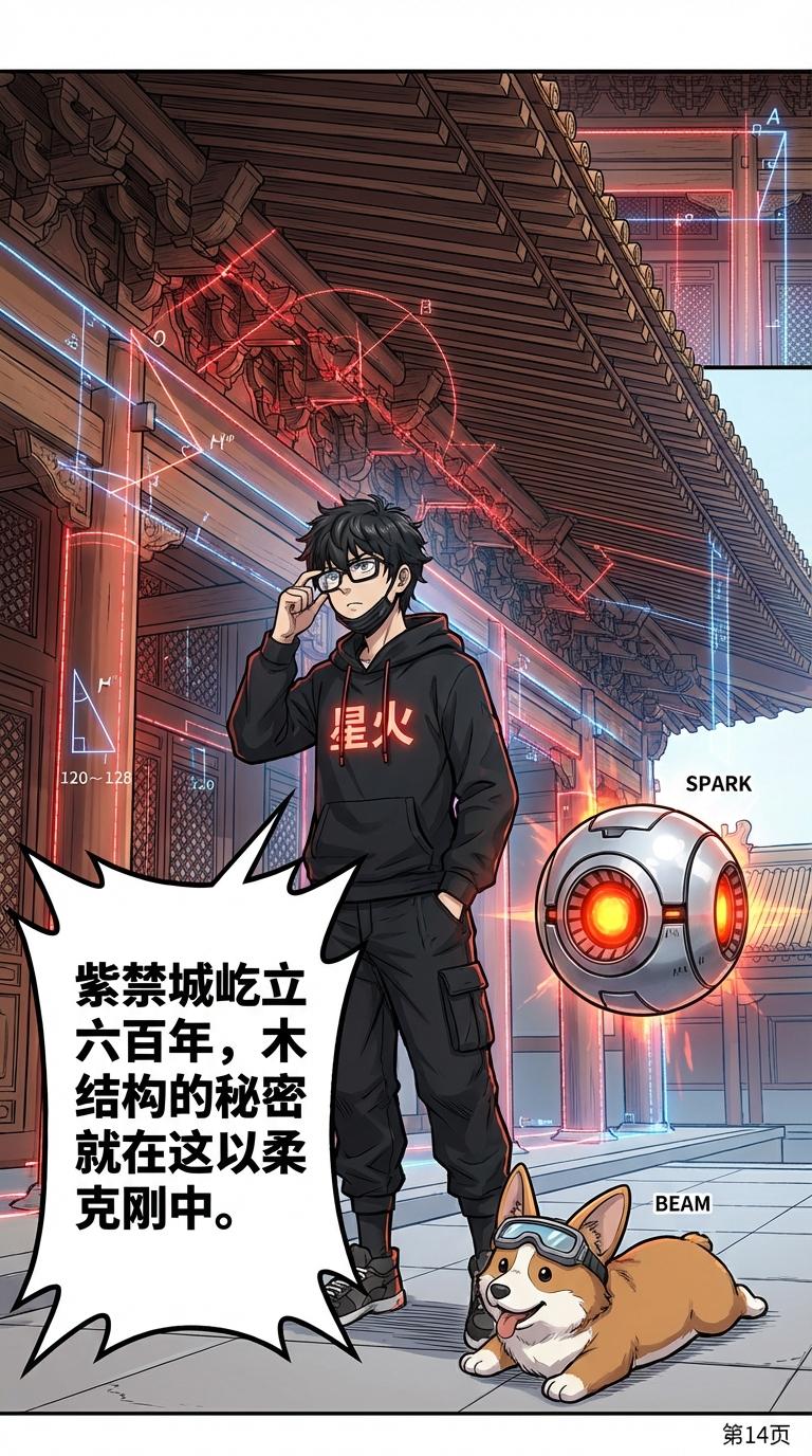 紫禁城木结构抗震原理与斗拱结构解析 | 古代建筑力学 - 第 14 页