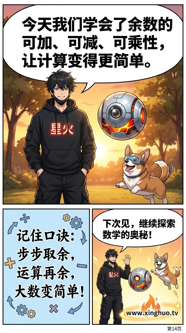 余数的可加性、可减性与可乘性：证明、例题与详解 - 第 14 页