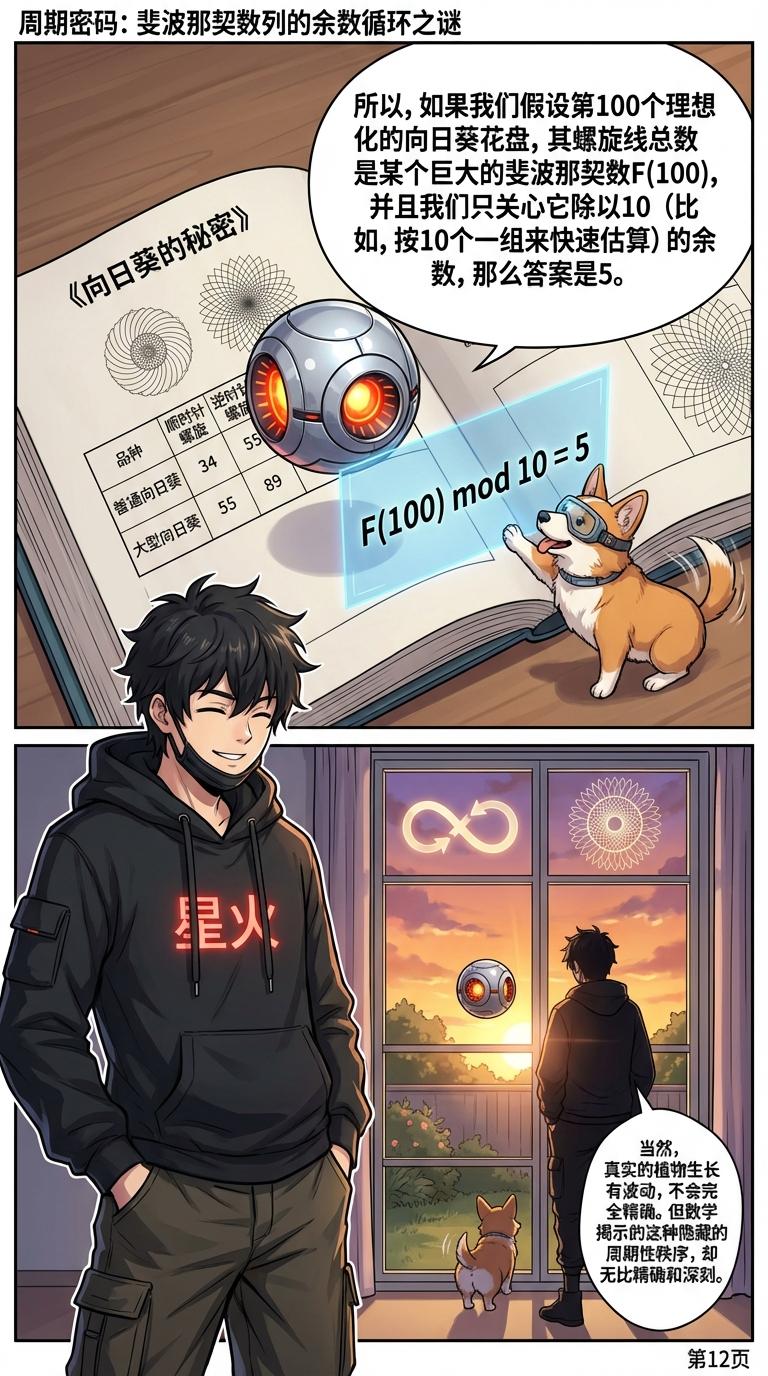 余斐波那契数列的模周期：性质与证明详解 | 初中数学数论 - 第 12 页