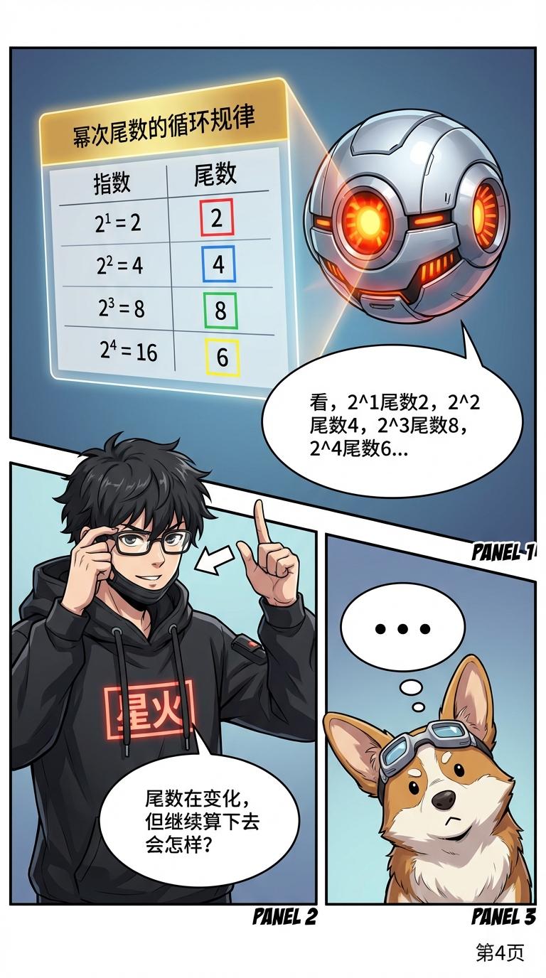 幂运算尾数规律详解：循环周期、速算技巧与例题解析 - 第 4 页