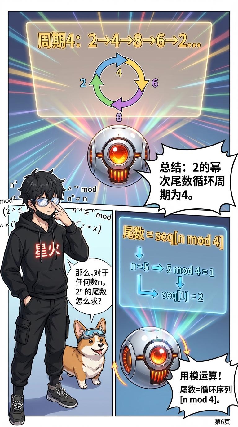 幂运算尾数规律详解：循环周期、速算技巧与例题解析 - 第 6 页