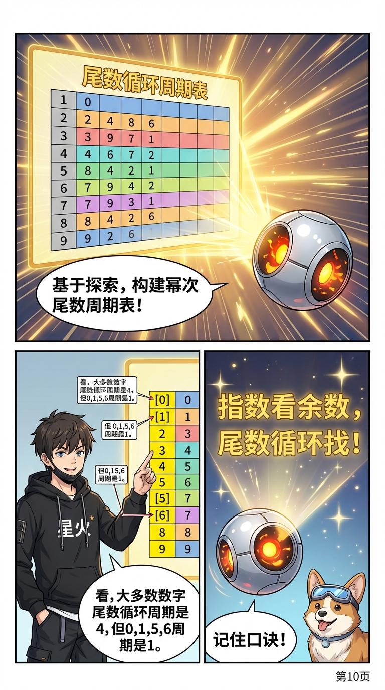 幂运算尾数规律详解：循环周期、速算技巧与例题解析 - 第 10 页