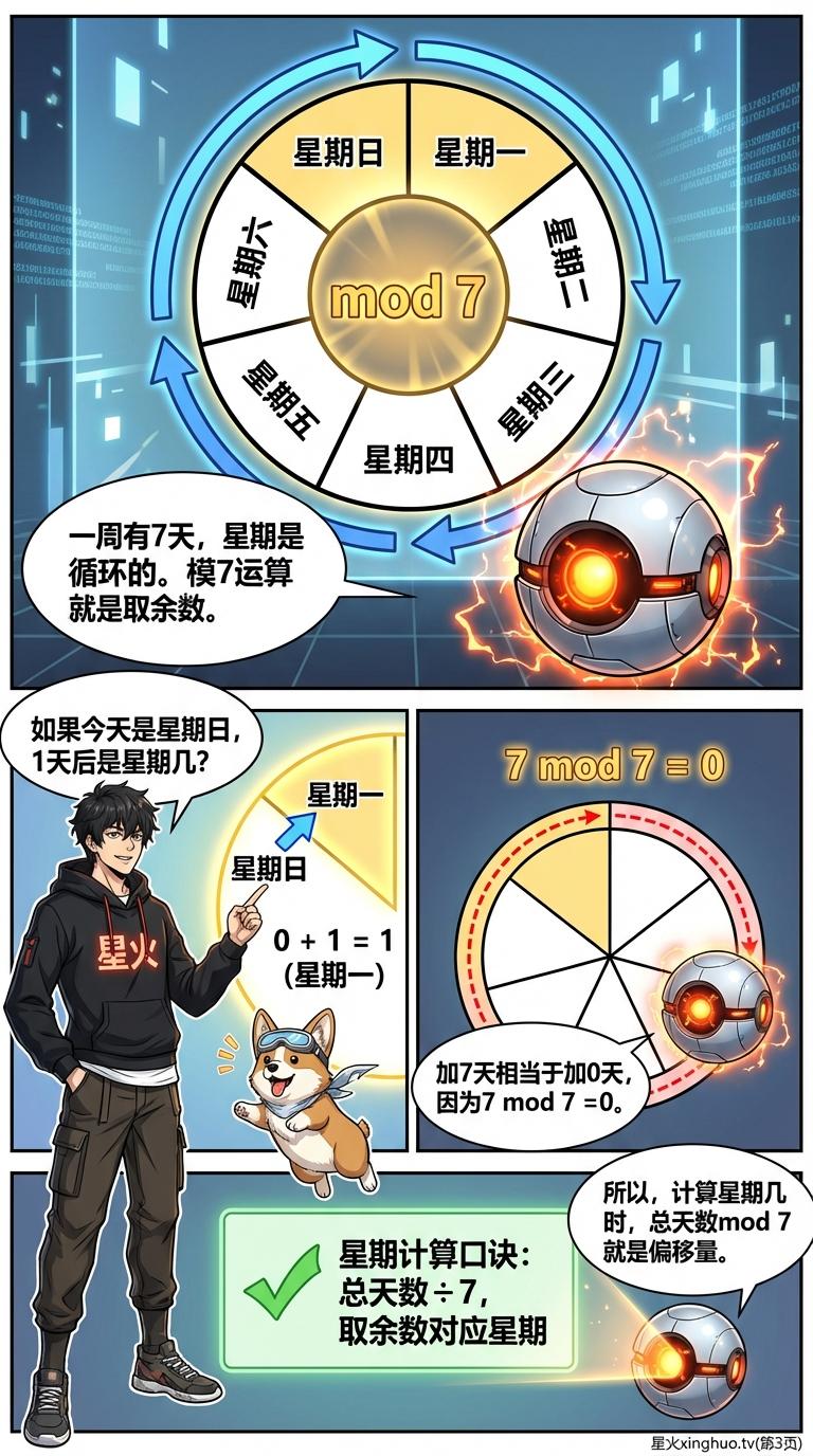 日期与星期问题详解：周期推算方法与例题解析 | 小学数学应用题 - 第 3 页
