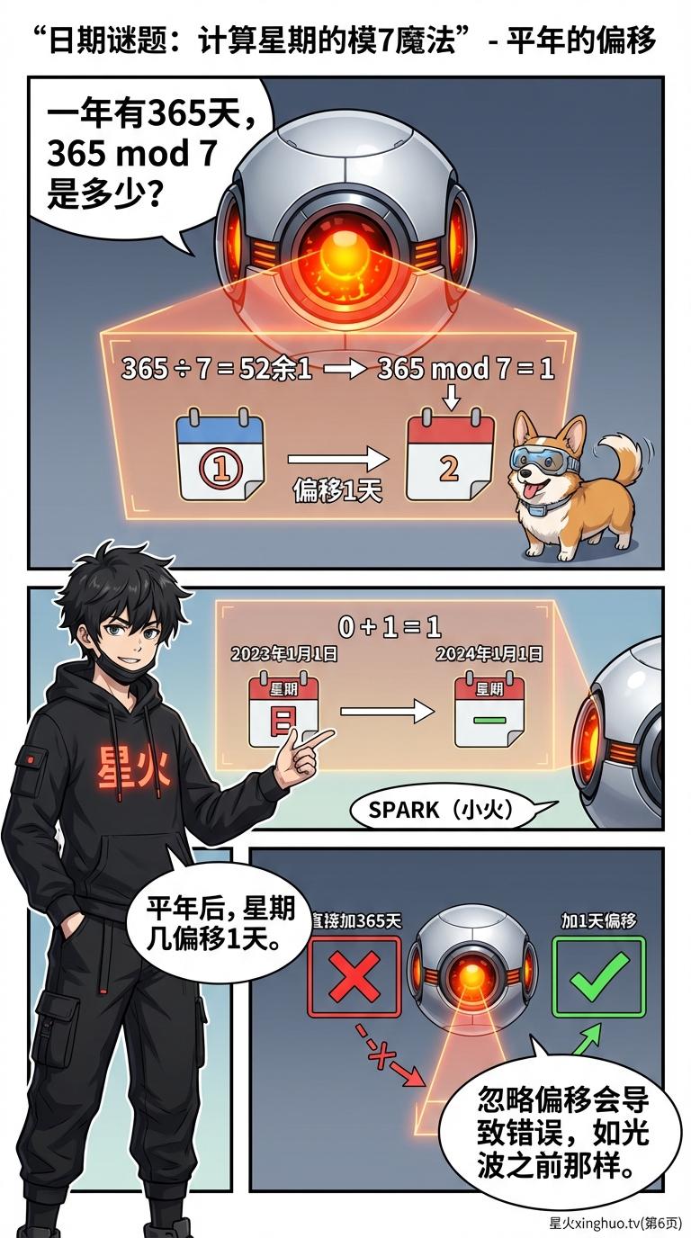 日期与星期问题详解：周期推算方法与例题解析 | 小学数学应用题 - 第 6 页