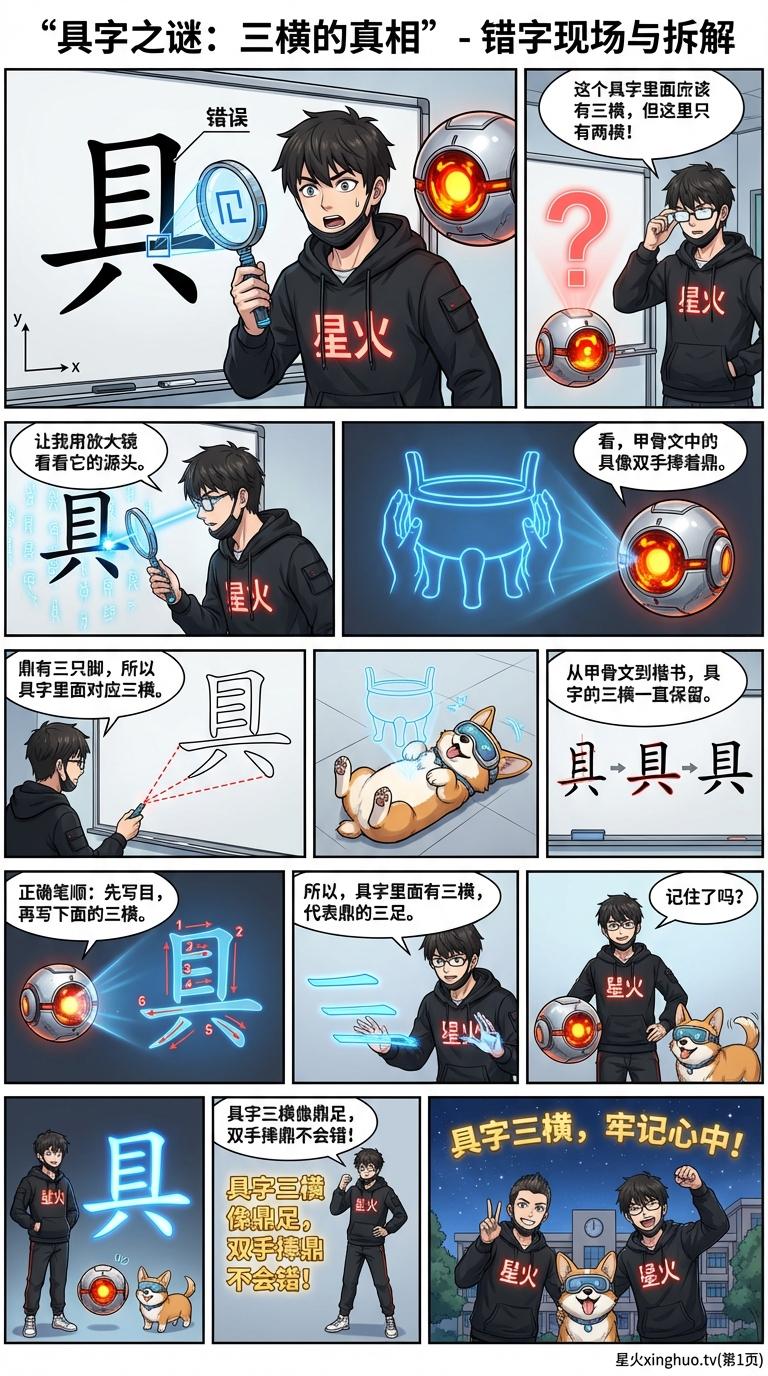 “具”字有几横？汉字笔画详解与唐诗文化考证