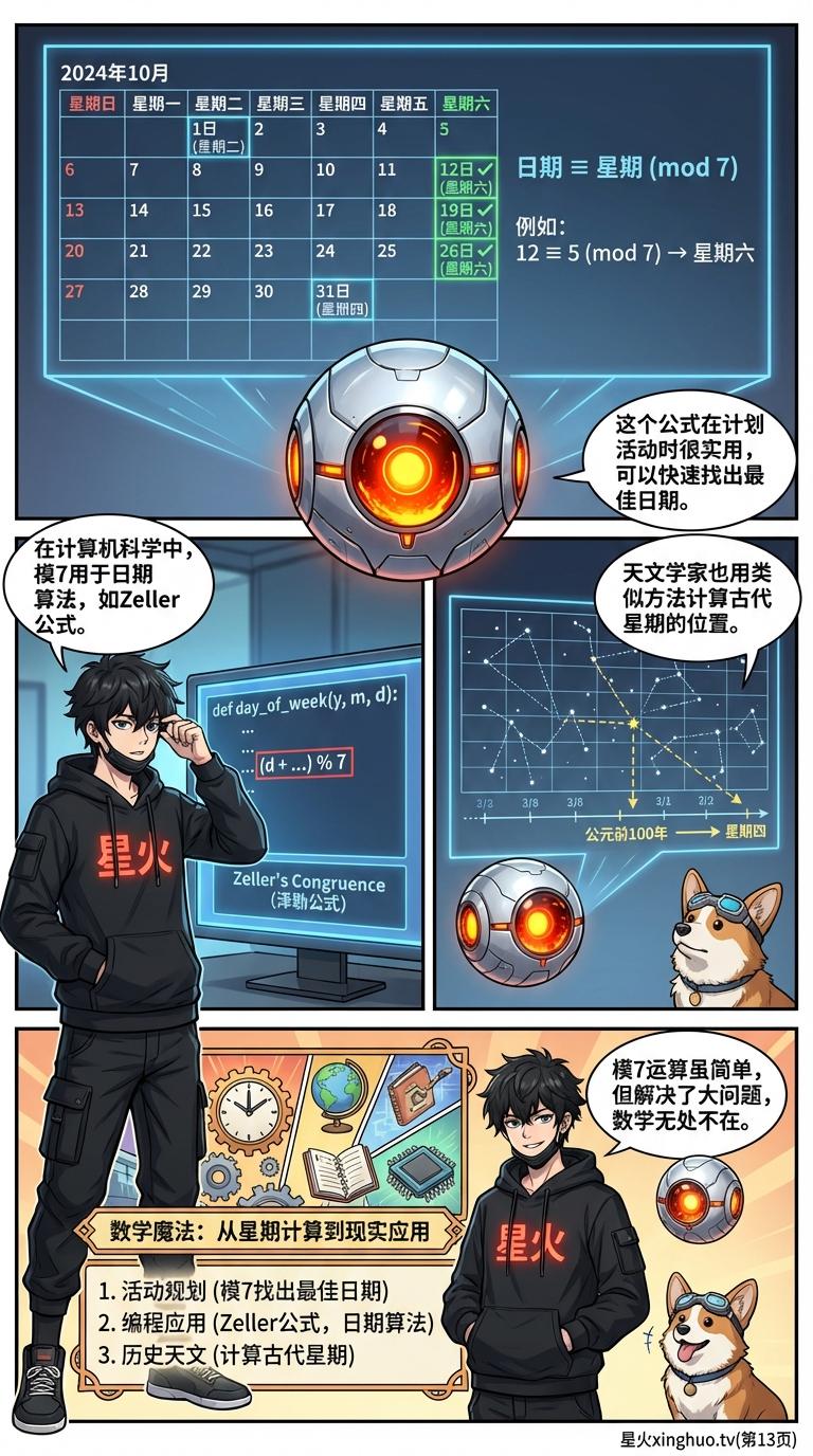 日期与星期问题详解：周期推算方法与例题解析 | 小学数学应用题 - 第 13 页