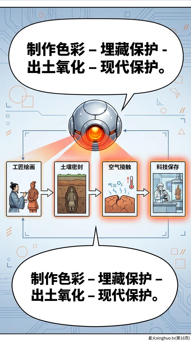 兵马俑原本是彩色的吗？彩绘技术与保护挑战解析 | 历史知识科普 - 第 16 页